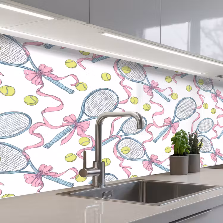 Schienale cucina - Tennis - Archi - Colorati — 2