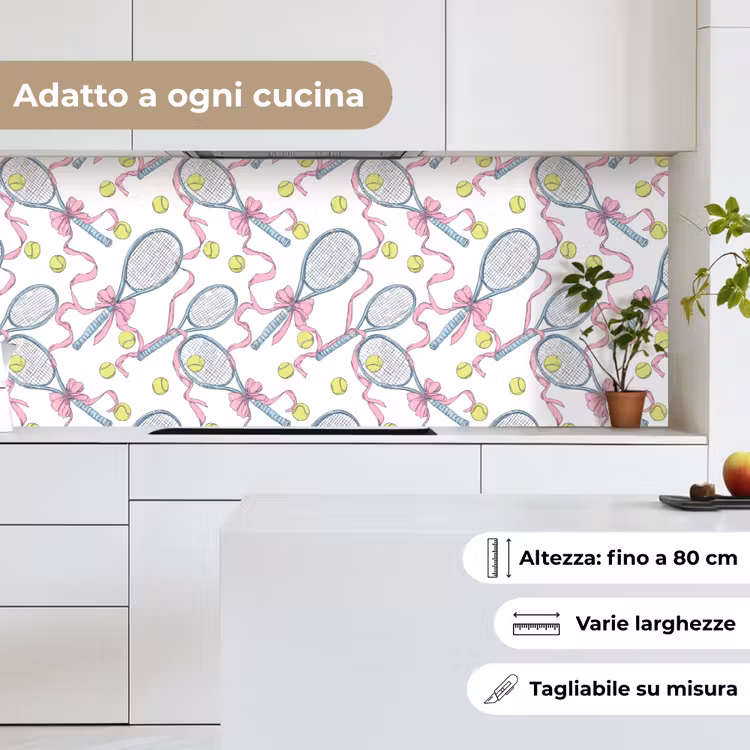 Schienale cucina - Tennis - Archi - Colorati — 7