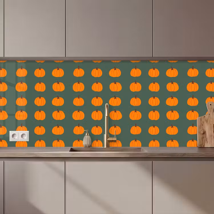 Schienale cucina - Zucca - Modello - Arancione — 1