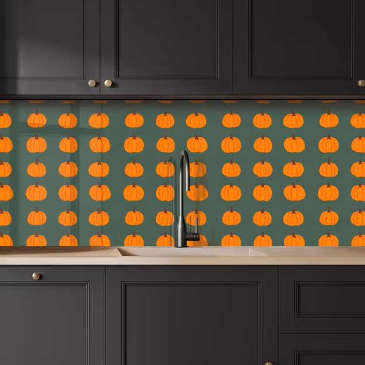 Schienale cucina - Zucca - Modello - Arancione — 6