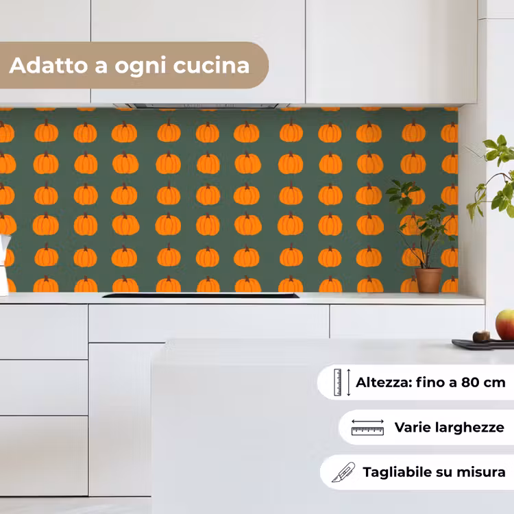 Schienale cucina - Zucca - Modello - Arancione — 7
