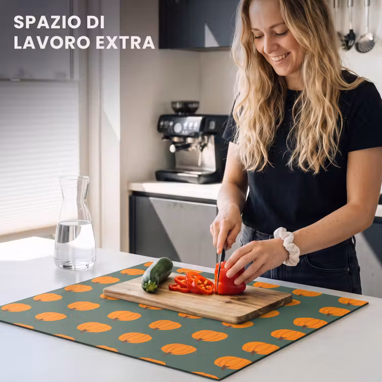 Protezione piano induzione - Zucca - Modello - Arancione — 5