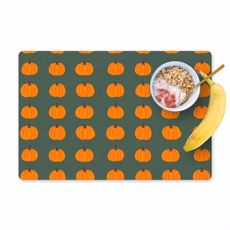 Tovaglietta – 6 pezzi - Zucca - Modello - Arancione — 1
