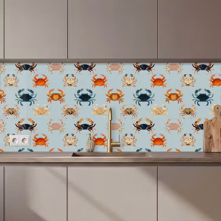 Schienale cucina - Granchi - Giocosi - Colorati — 1