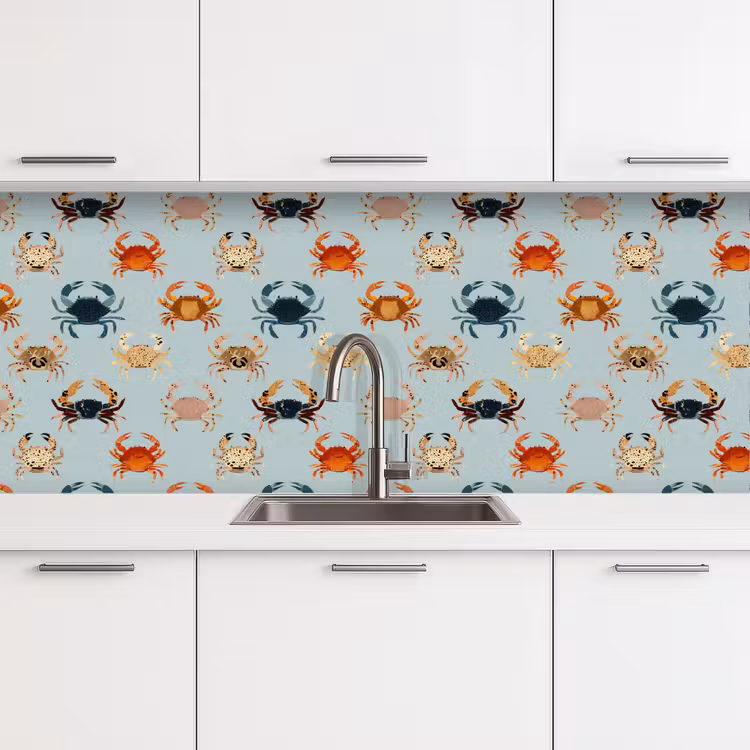 Schienale cucina - Granchi - Giocosi - Colorati — 4
