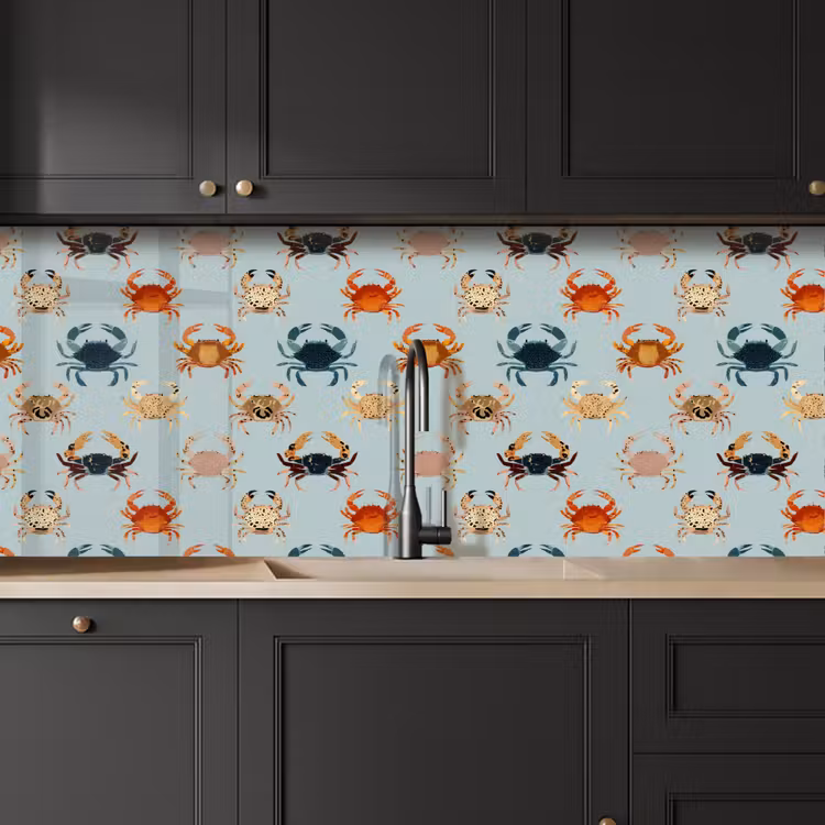 Schienale cucina - Granchi - Giocosi - Colorati — 6
