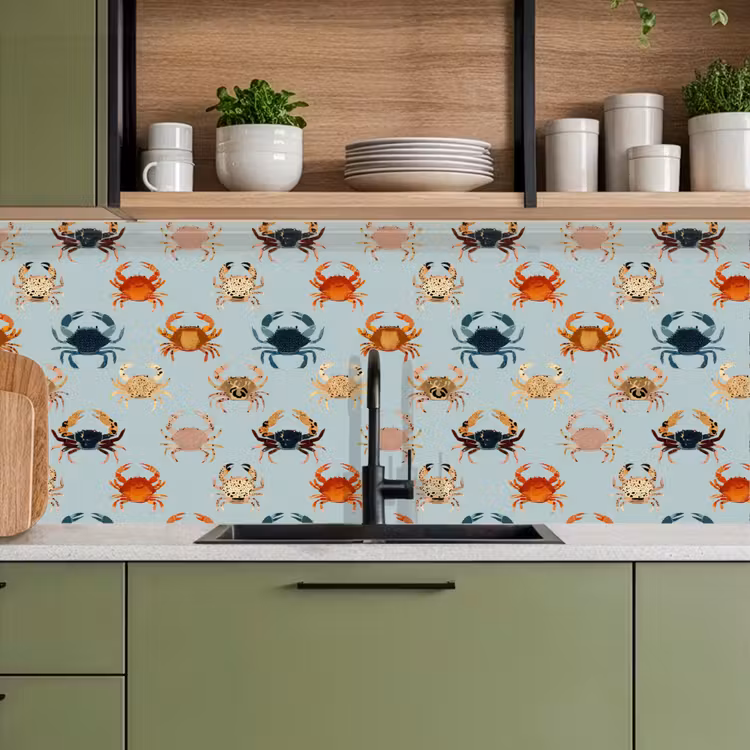 Schienale cucina - Granchi - Giocosi - Colorati — 8