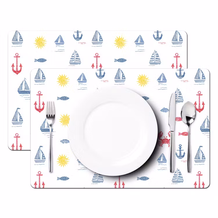 Tovaglietta – 6 pezzi - Nautico - Illustrazioni - Colorato — 2
