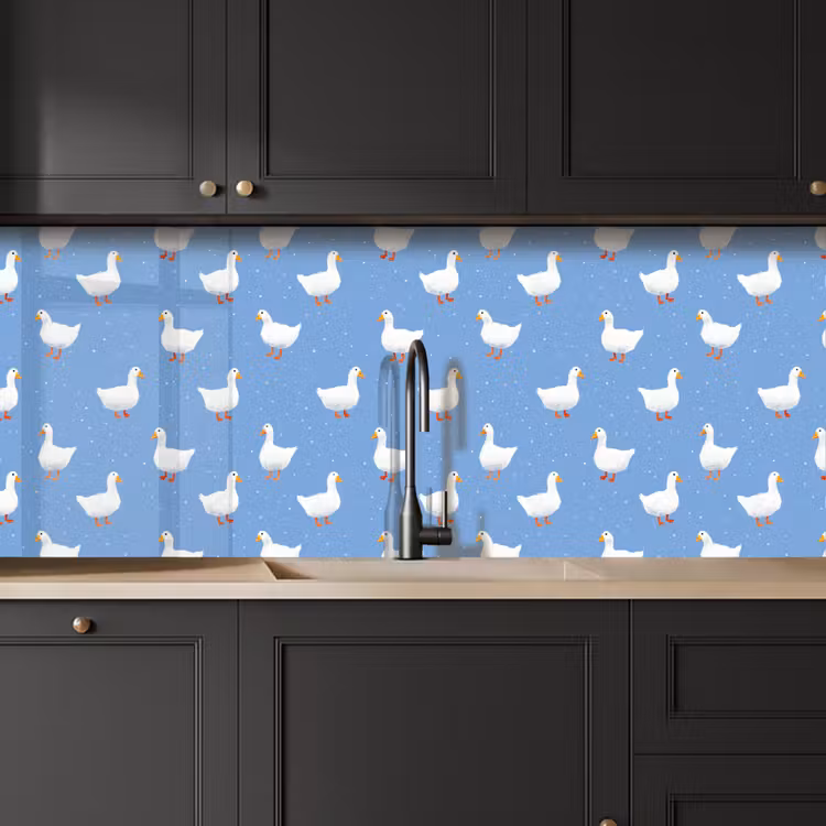 Schienale cucina - Oche - Eleganti - Blu — 6