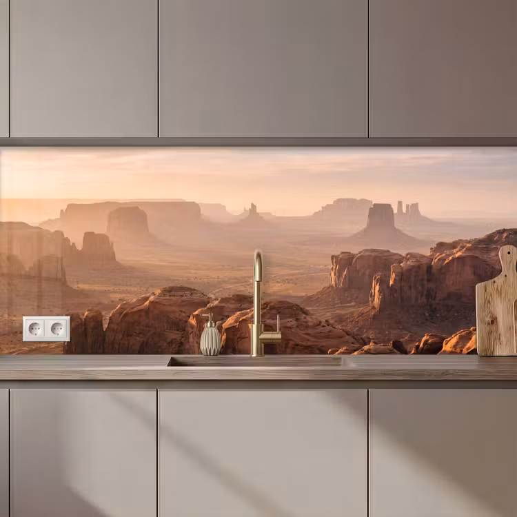 Schienale cucina - Deserto - Paesaggio - Natura — 1