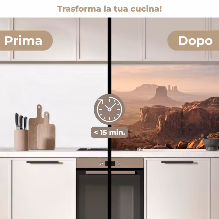 Schienale cucina - Deserto - Paesaggio - Natura — 3