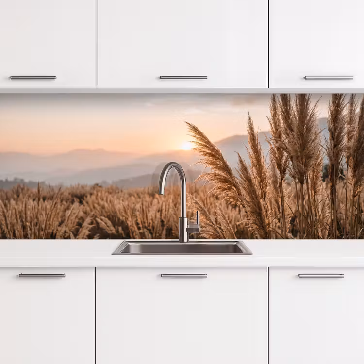 Schienale cucina - Erba - Campo - Sole - Natura — 4