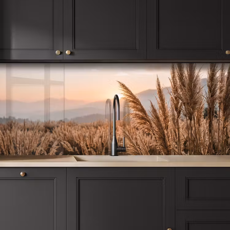Schienale cucina - Erba - Campo - Sole - Natura — 6
