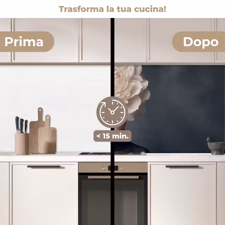 Schienale cucina - Ritratto - Misterioso - Bianco — 3