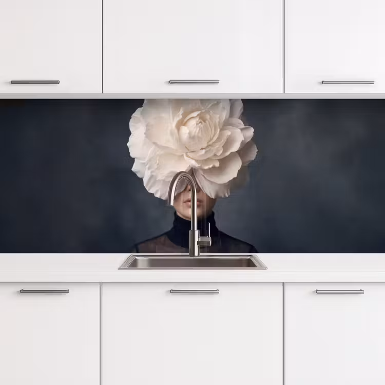 Schienale cucina - Ritratto - Misterioso - Bianco — 4