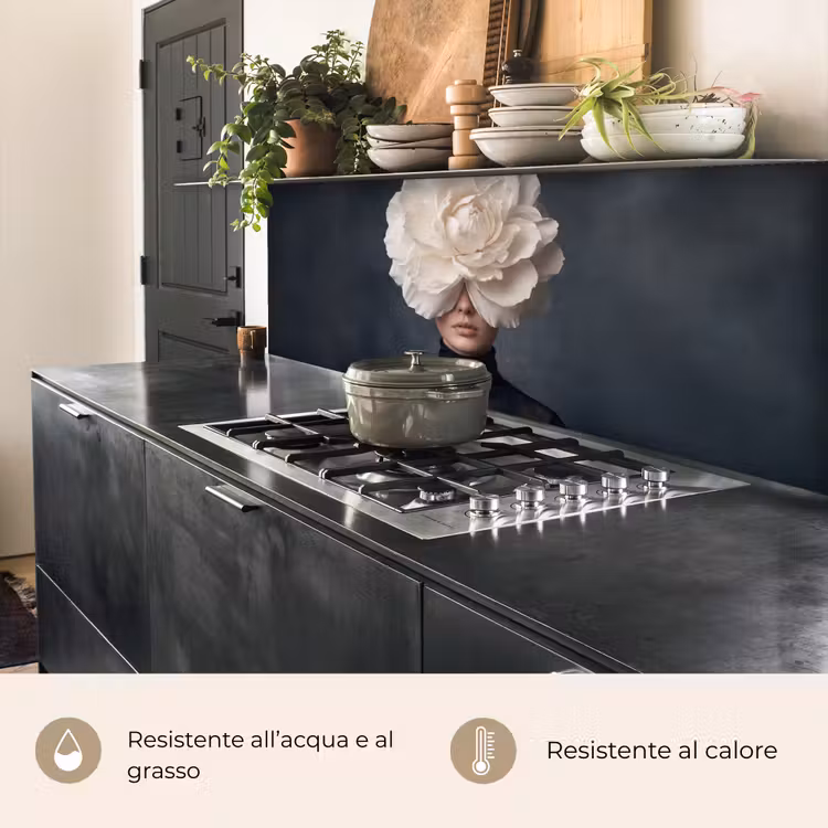 Schienale cucina - Ritratto - Misterioso - Bianco — 5