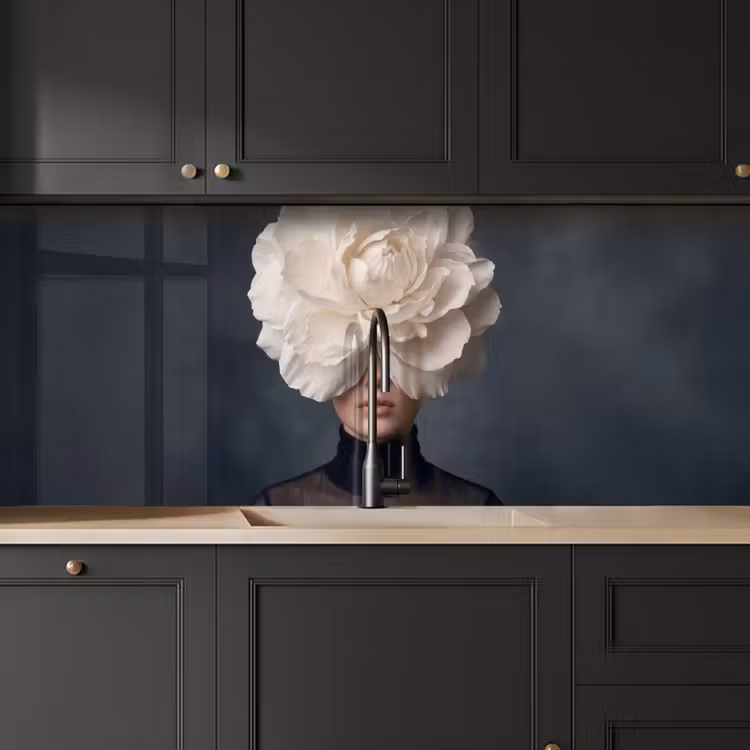 Schienale cucina - Ritratto - Misterioso - Bianco — 6