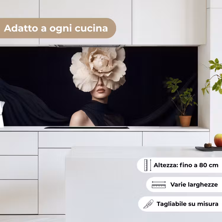 Schienale cucina - Rosa - Senza tempo - Nero — 7