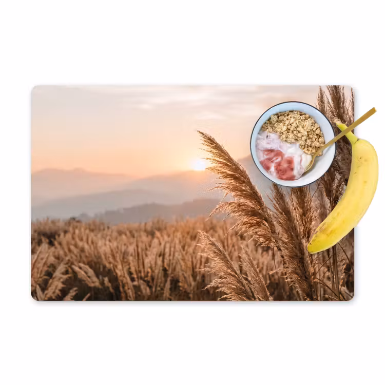 Tovaglietta – 6 pezzi - Erba - Campo - Sole - Natura — 1
