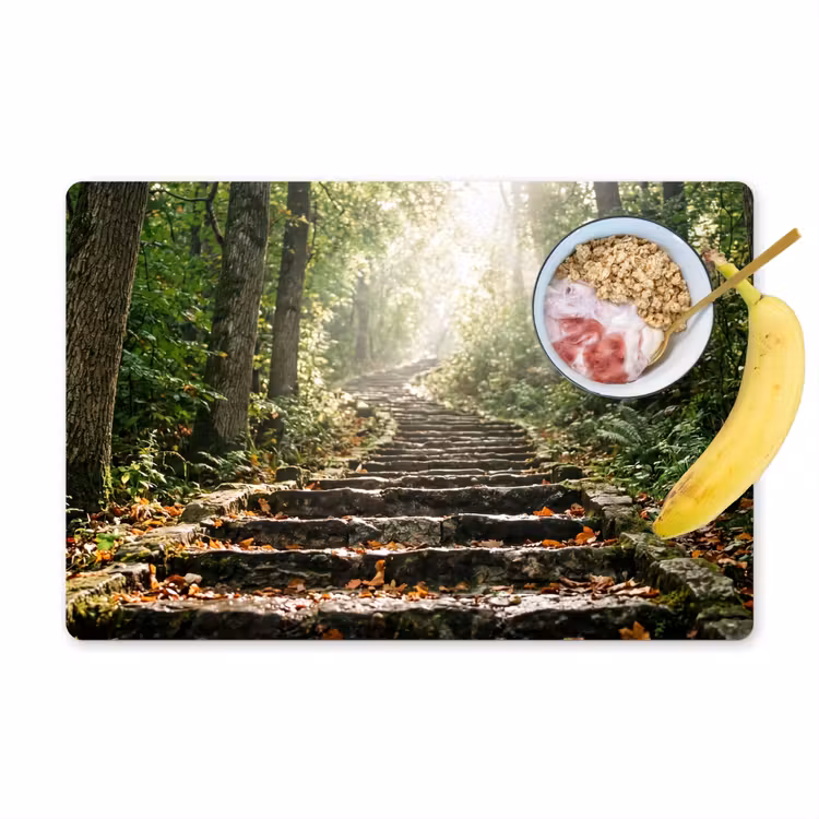 Tovaglietta – 6 pezzi - Pietre - Scale - Foresta - Natura — 1