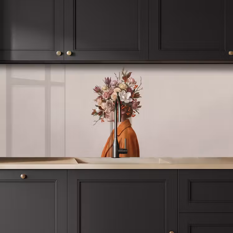 Schienale cucina - Viso - Bouquet - Colorato — 6