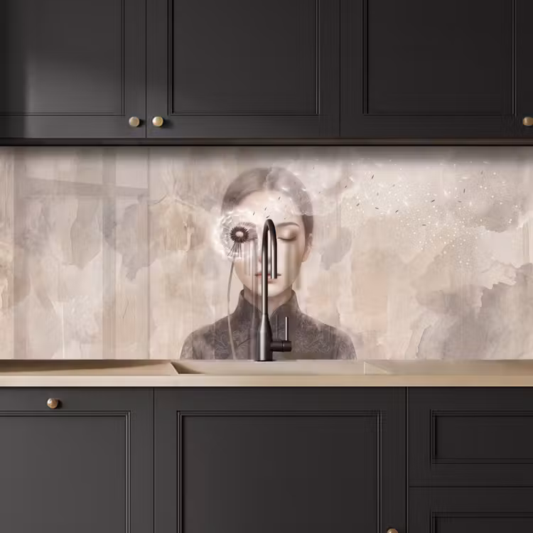 Schienale cucina - Donna - Sereno - Grigio — 6