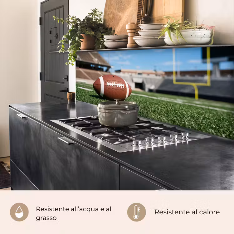 Schienale cucina - Calcio - Campo - Stadio - Sport — 5