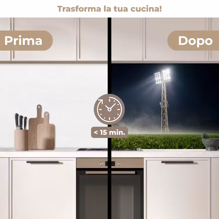 Schienale cucina - Stadio - Albero di illuminazione - Sport - Notte — 3