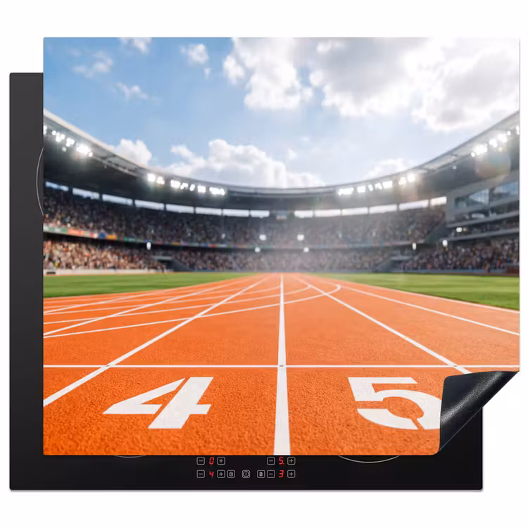Protezione piano induzione - Sintelbaan - Stadio - Sport - Arancione — 1