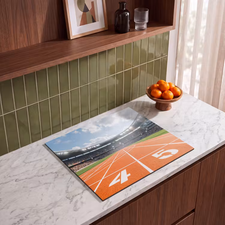 Protezione piano induzione - Sintelbaan - Stadio - Sport - Arancione — 4
