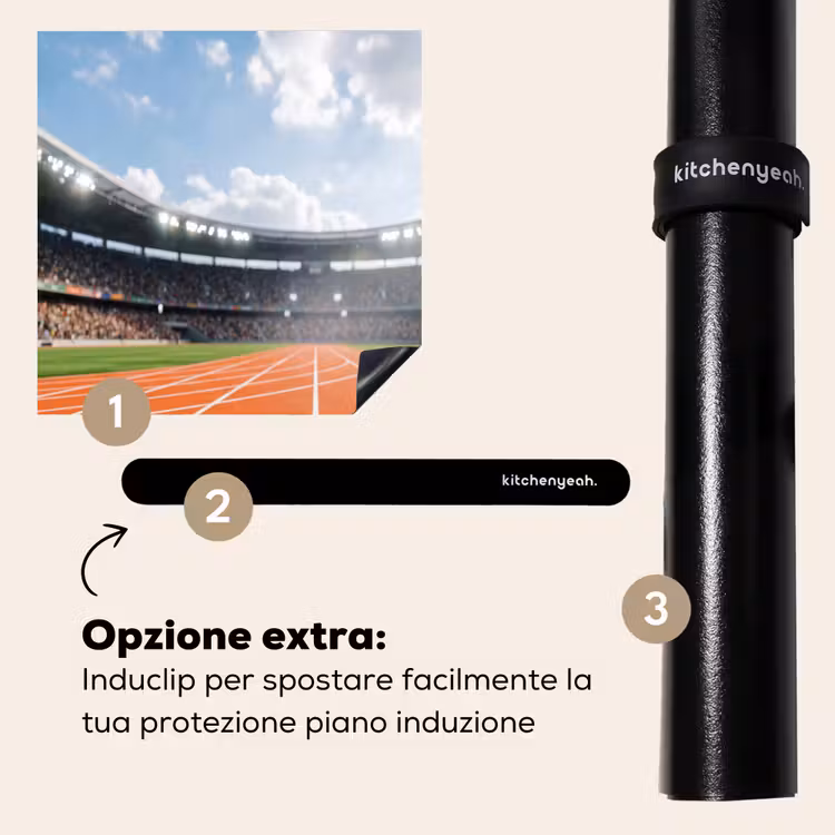 Protezione piano induzione - Sintelbaan - Stadio - Sport - Arancione — 8