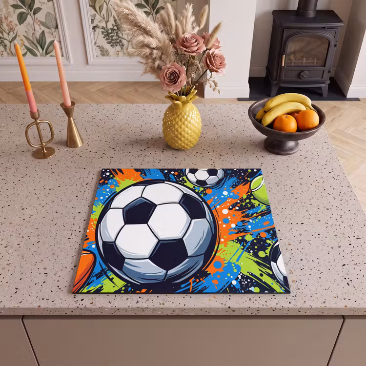 Protezione piano induzione - Sport - Palloni - Colorati — 3