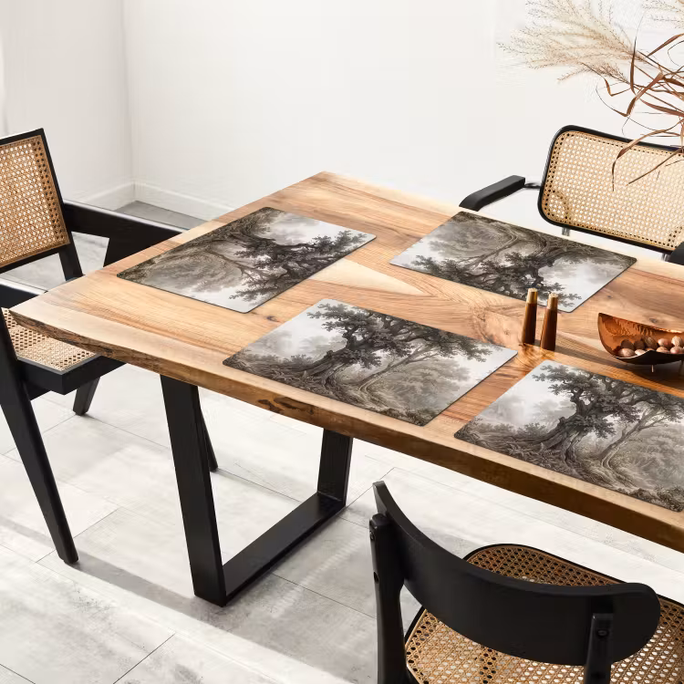 Tovaglietta – 6 pezzi - Natura - Foresta - Quercia — 4