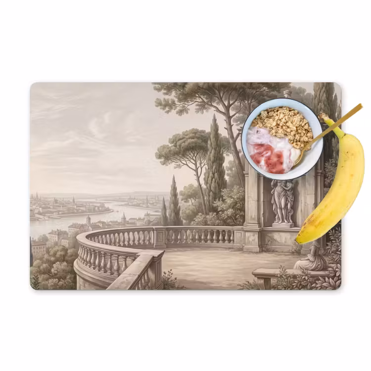 Tovaglietta – 6 pezzi - Terrazza - Città - Vista - Fiume — 1