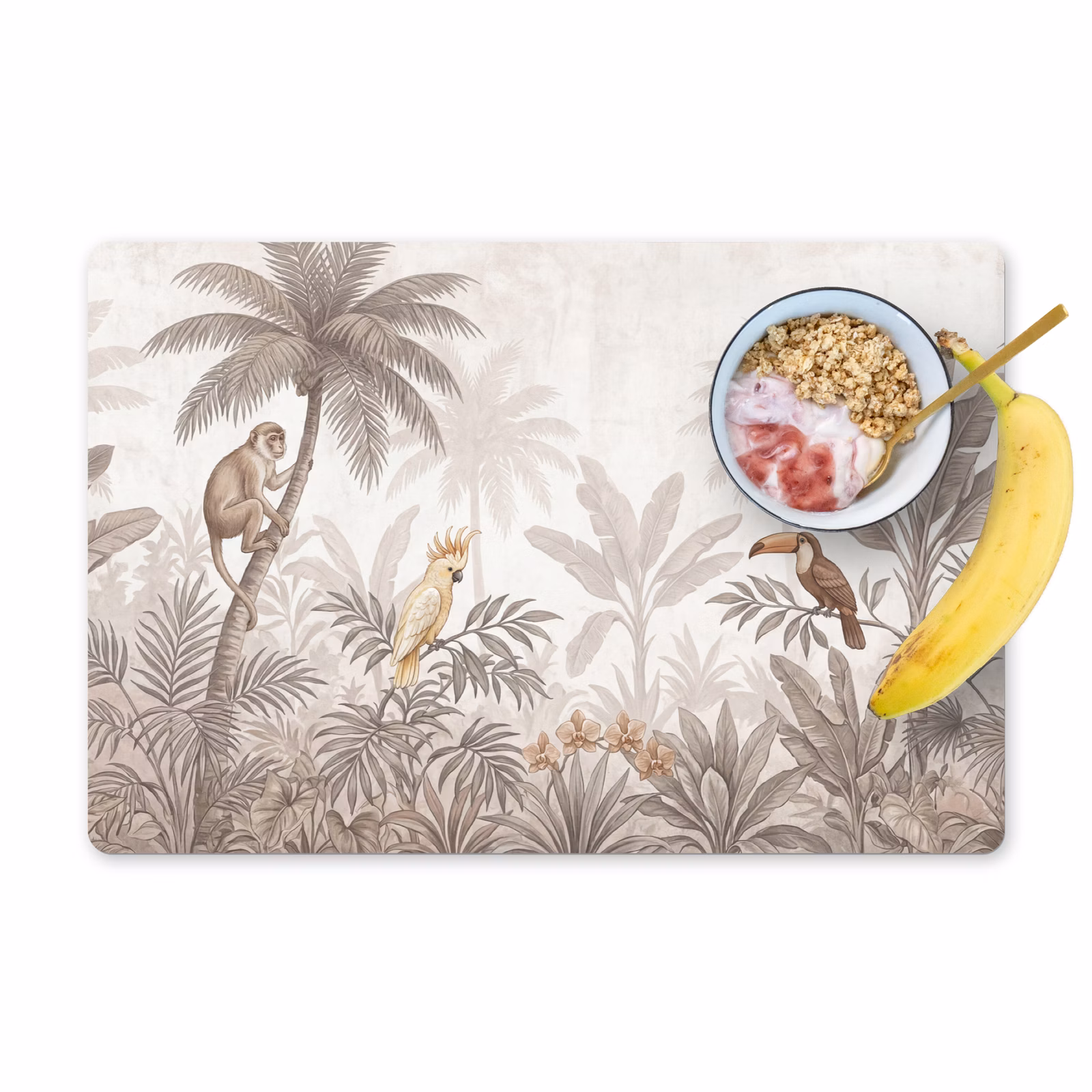Tovaglietta – 6 pezzi - Giungla - Animali - Palme — 1