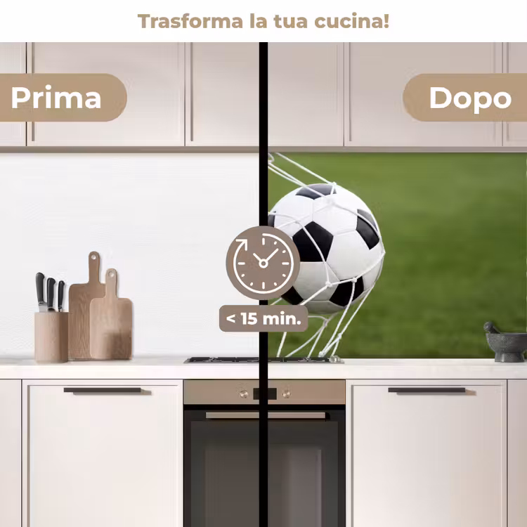 Schienale cucina - Calcio - Gol - Rete - Sport — 3