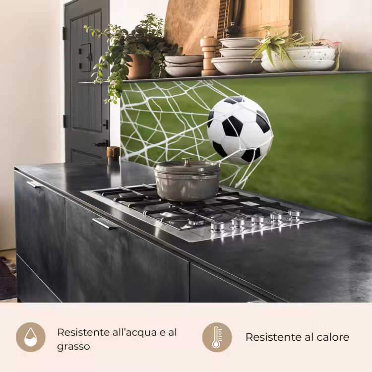 Schienale cucina - Calcio - Gol - Rete - Sport — 5