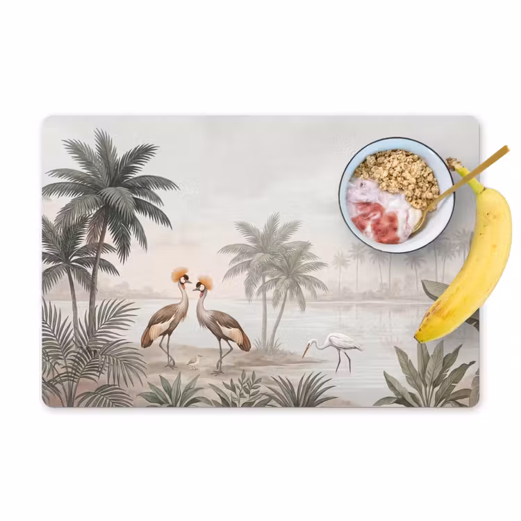 Tovaglietta – 6 pezzi - Gru - Palme - Tropicale — 1
