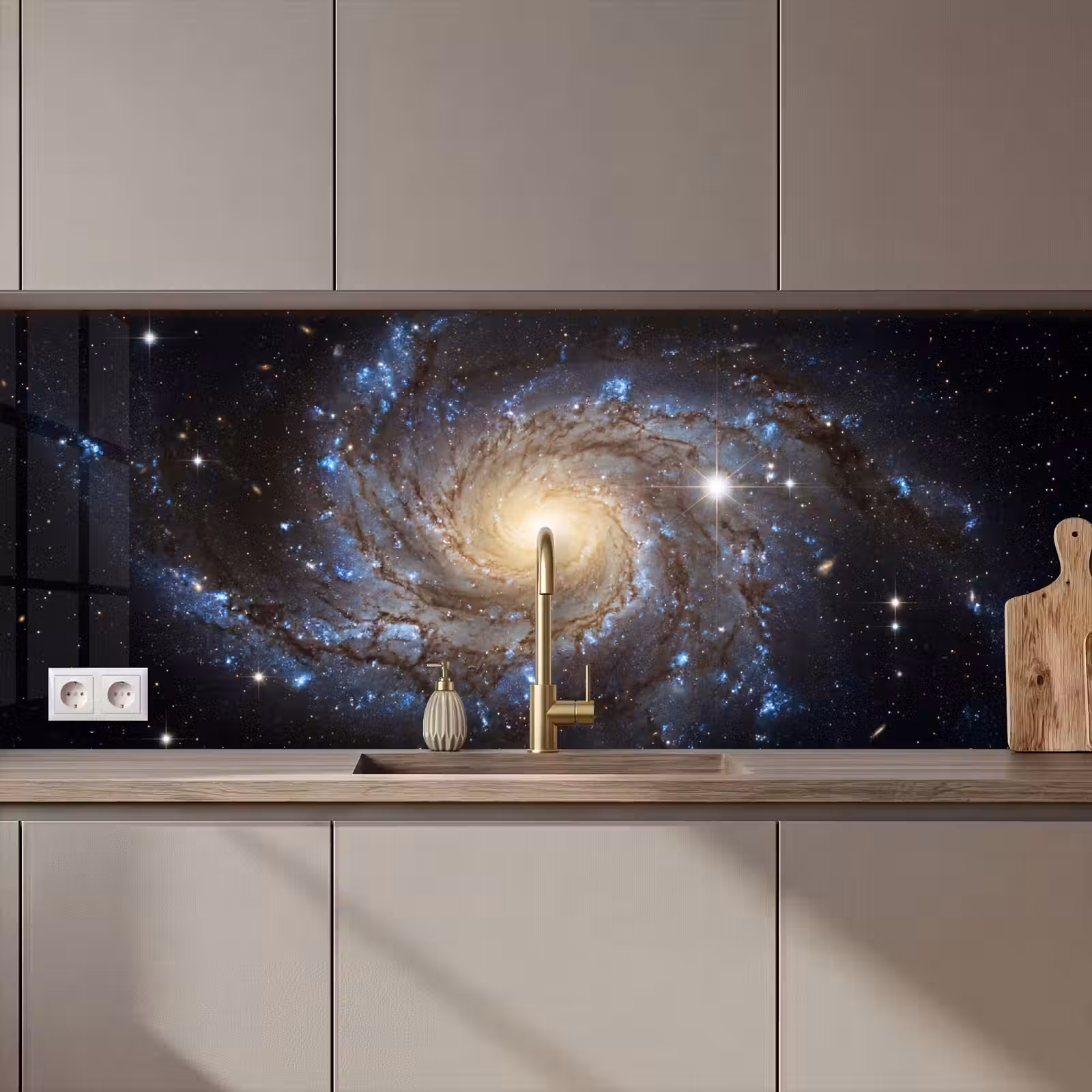 Schienale cucina - Cosmo - Galassia - Buio — 1