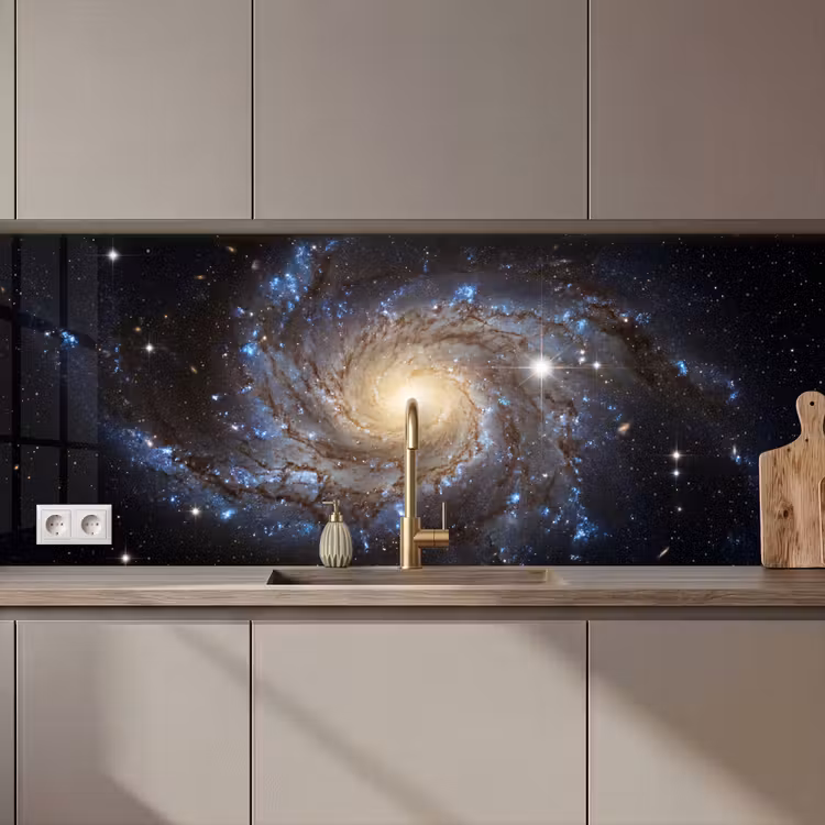 Schienale cucina - Cosmo - Galassia - Buio — 1