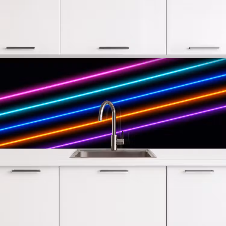 Schienale cucina - Estetica - Retro - Neon — 4