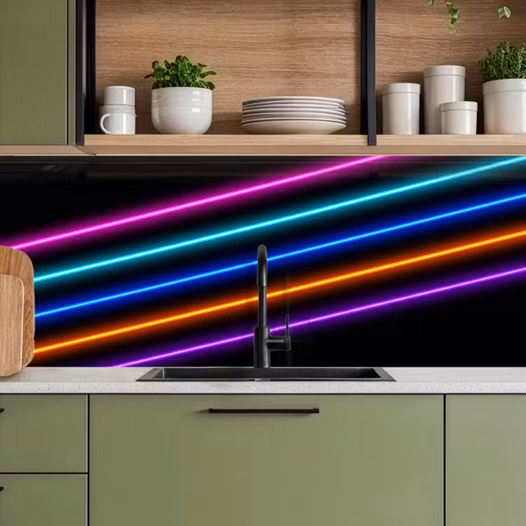 Schienale cucina - Estetica - Retro - Neon — 8