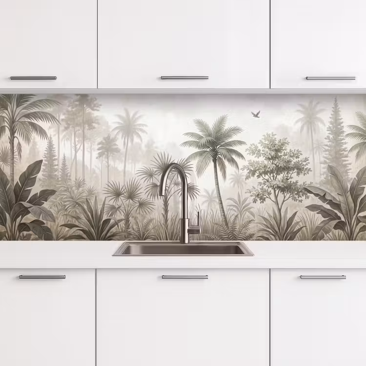 Schienale cucina - Giungla - Palme - Natura — 4