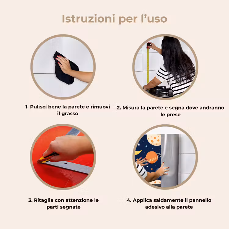 Schienale cucina - Spazio - Pianeti - Colorati — 9
