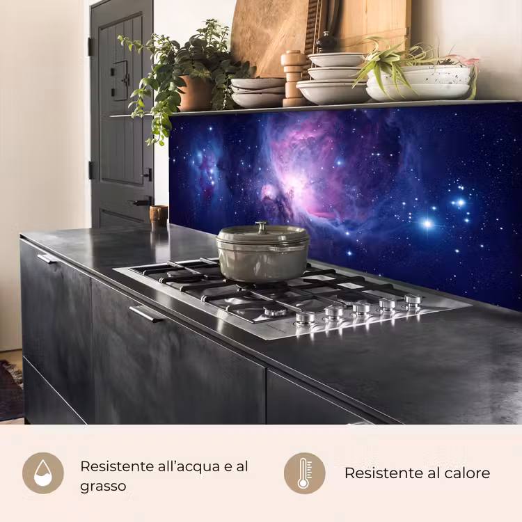 Schienale cucina - Spazio - Stelle - Colorato — 5