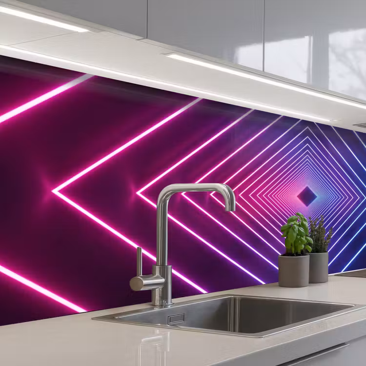 Schienale cucina - Tridimensionale - Tunnel - Spazio — 2