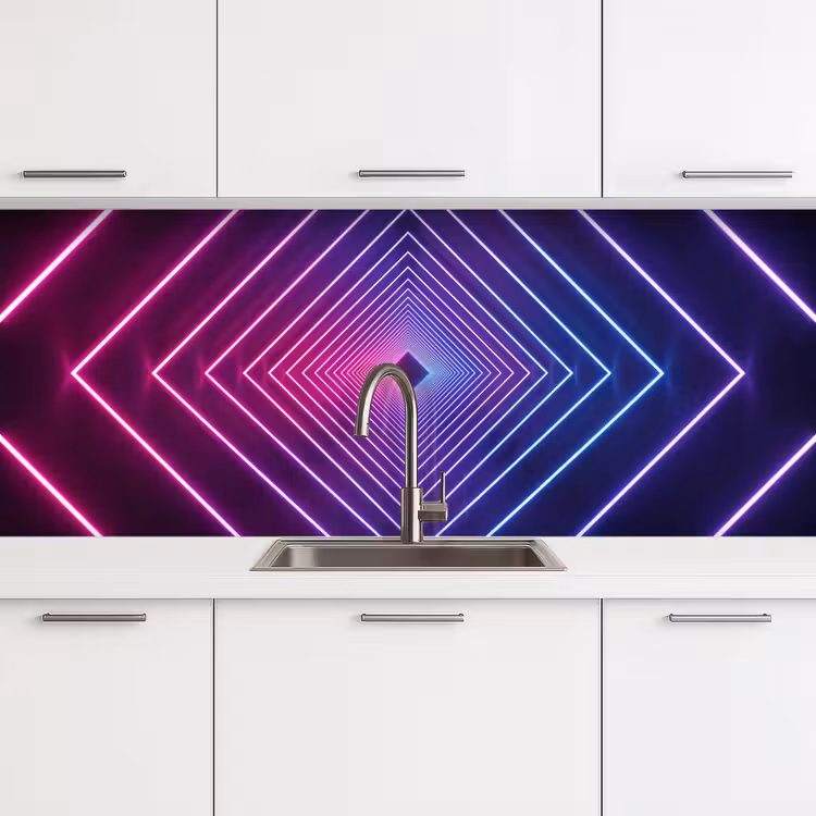 Schienale cucina - Tridimensionale - Tunnel - Spazio — 4