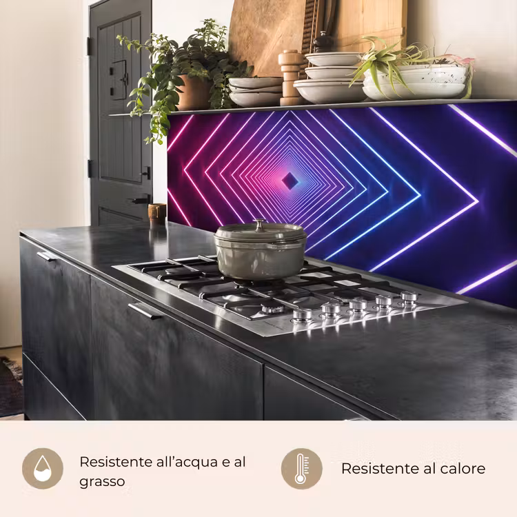 Schienale cucina - Tridimensionale - Tunnel - Spazio — 5