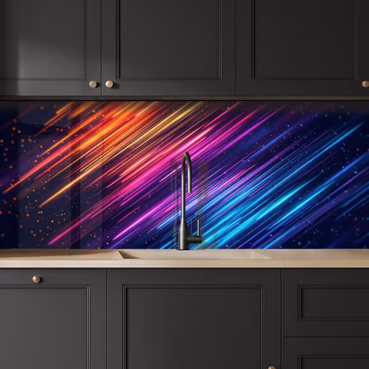 Schienale cucina - Velocità - Cosmo - Colorato — 6