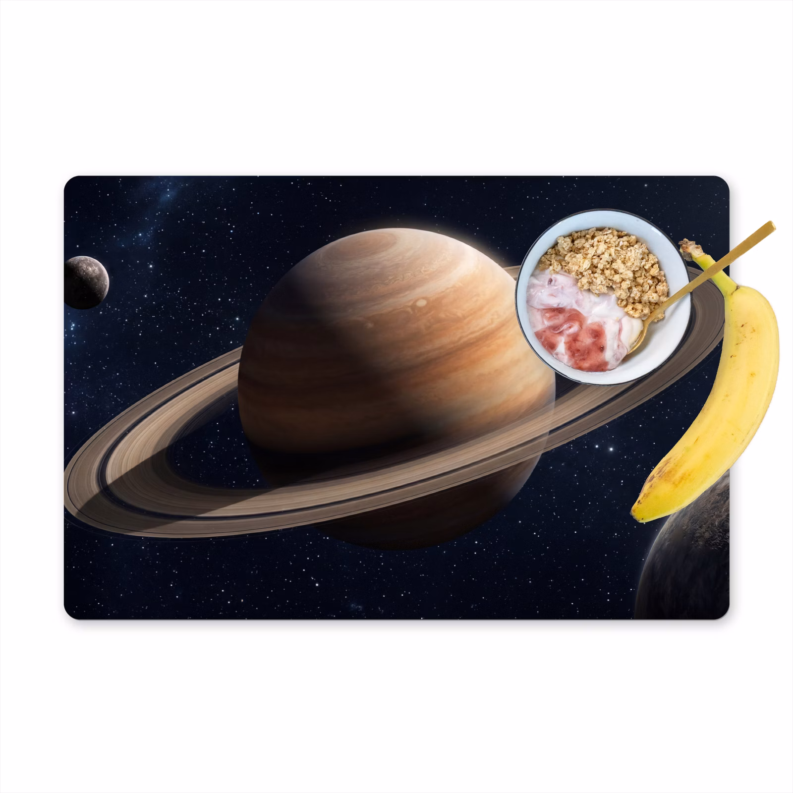 Tovaglietta – 6 pezzi - Pianeti - Saturno - Spazio — 1